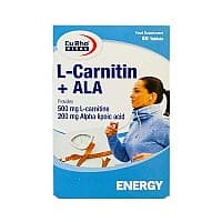 قرص ال کارنیتین + آ ال آ یوروویتال | تامین انرژی مورد نیاز بدن