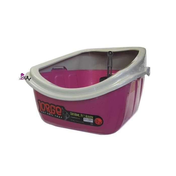 ظرف خاک گربه مدل جورج لبه دار به همراه بیلچه