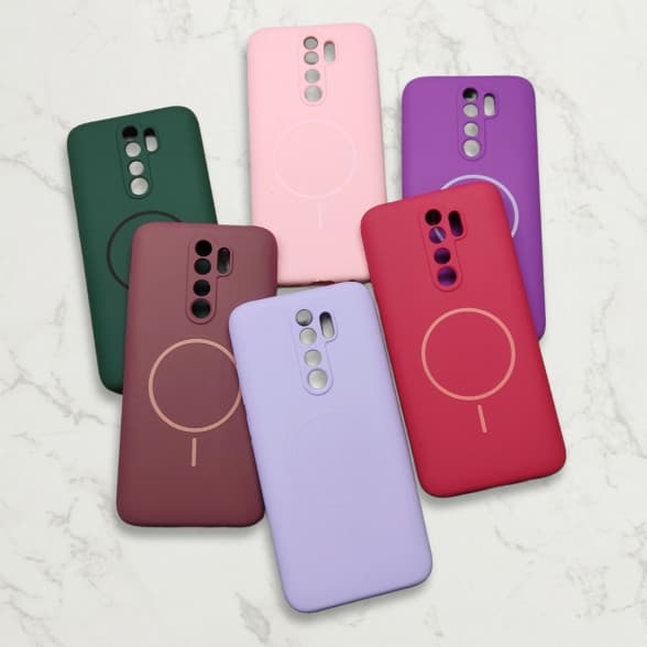 قاب سیلیکونی اورجینال طرح مگ سیف Xiaomi Redmi Note 8 Pro