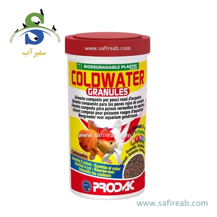 غذای گرانولی ماهی گلدفیش کلد واتر پروداک