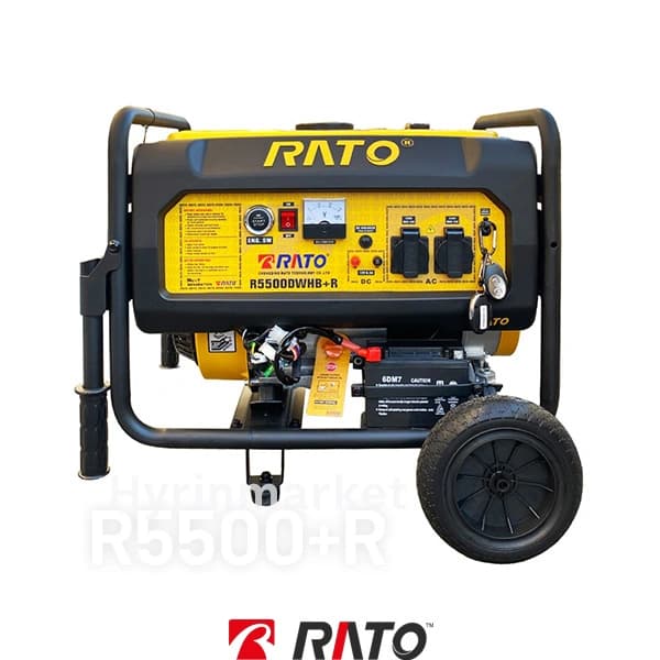 موتوربرق بنزینی 3 کیلووات راتو مدل R5500DWHB+R