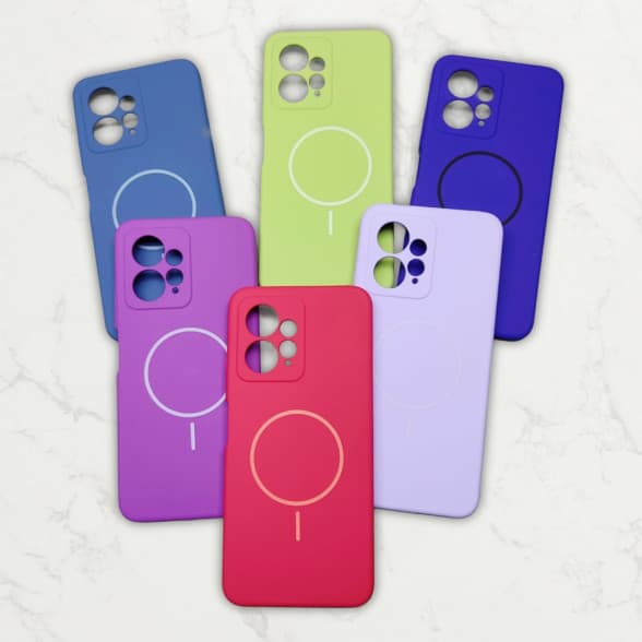 قاب سیلیکونی اورجینال طرح مگ سیف Xiaomi Redmi Note 12 4G