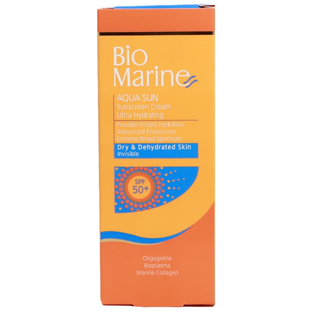 کرم ضد آفتاب SPF50 مناسب پوست خشک بی رنگ 50 میل ـ بایو مارین