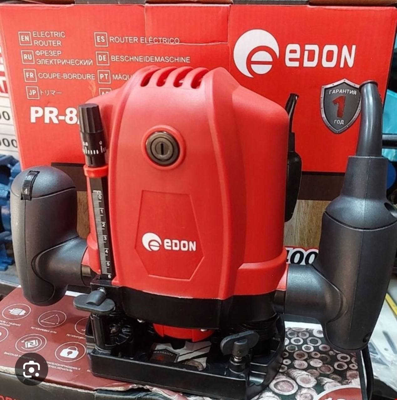 اور فرز نجاری دیمردار ادون 1400 وات روتر حکاکی بزرگ مدل EDON PR-8/1400