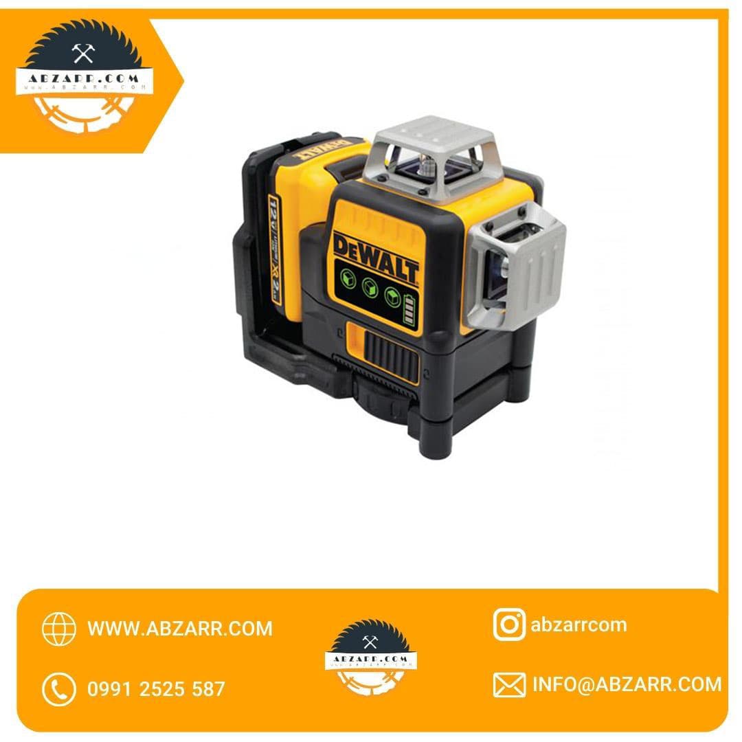 تراز لیزری نور سبز شارژی دیوالت سه بعدیDewalt Laser level 12v (( اقساط یک ساله ))