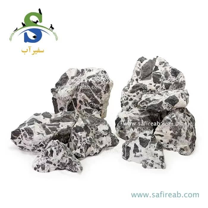 سنگ وارداتی آکواریوم مدل صخره دانه برف