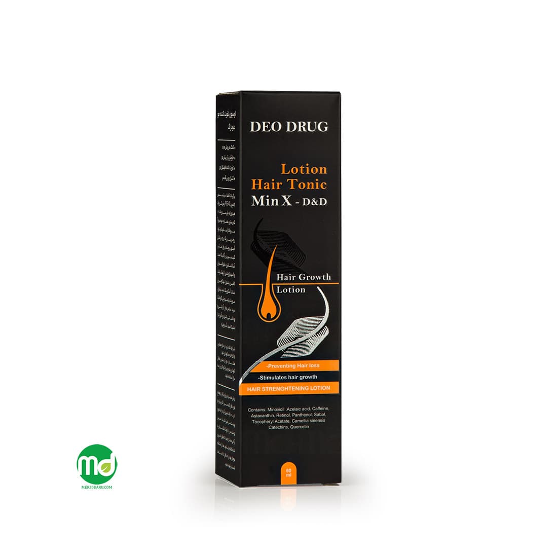 لوسیون ضد ریزش و تقویت کننده مو ماینوکسیدیل دئو دراگ
