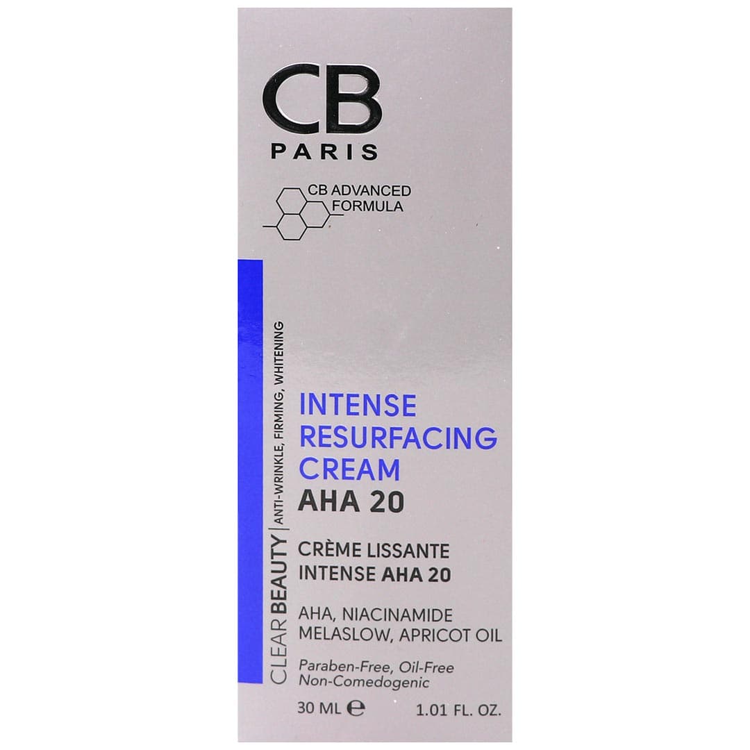 کرم لایه بردار حاوی 20 درصد آلفا هیدروکسی اسید 30 میل سی بی پاریس