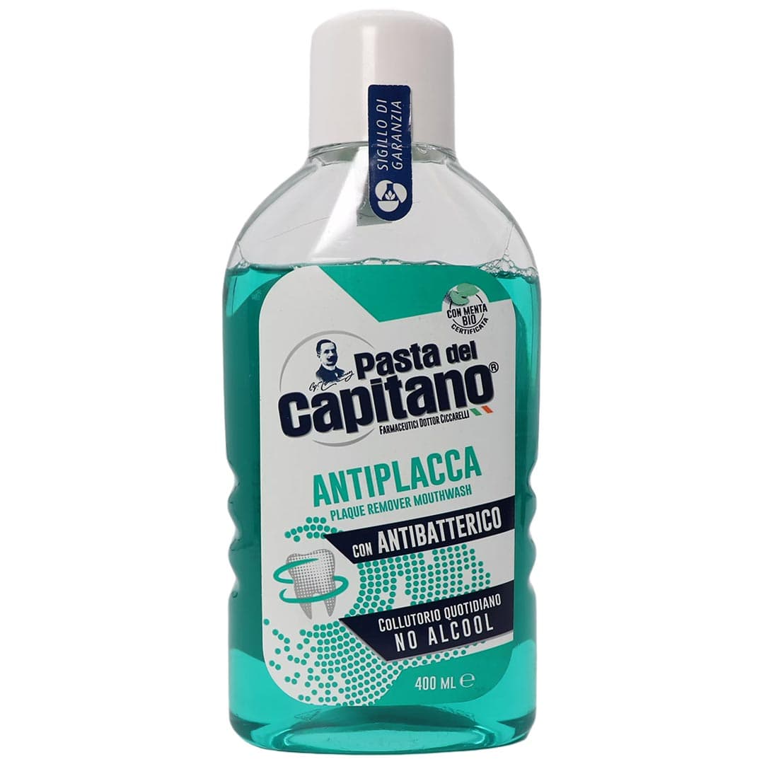 دهانشویه ضد جرم و پلاک 400 میل پاستا دل کاپیتانو