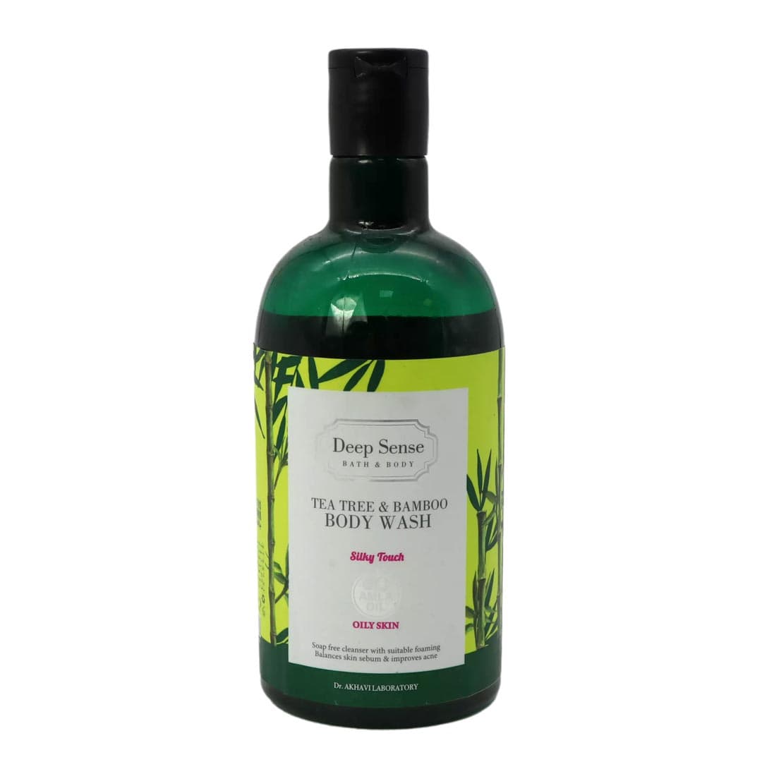 شامپو بدن حاوی عصاره های درخت چای و بامبو مناسب پوست چرب 400 میل سی گل – دیپ سنس