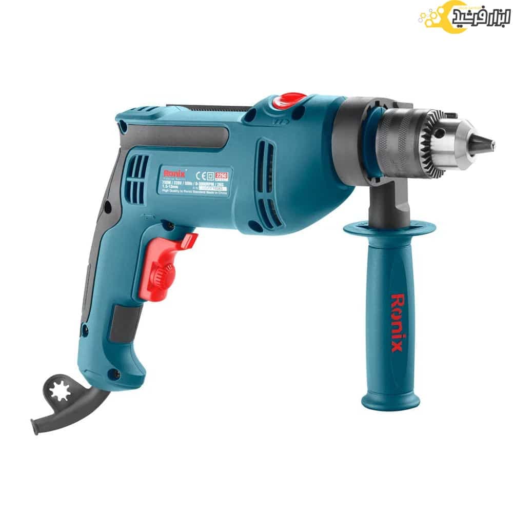 دریل 13 چکشی رونیکس 750 وات مدل 2260