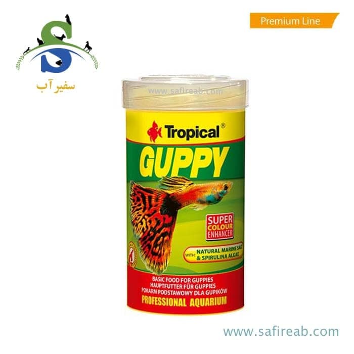 غذای پولکی گوپی ۱۰۰ میل تروپیکال