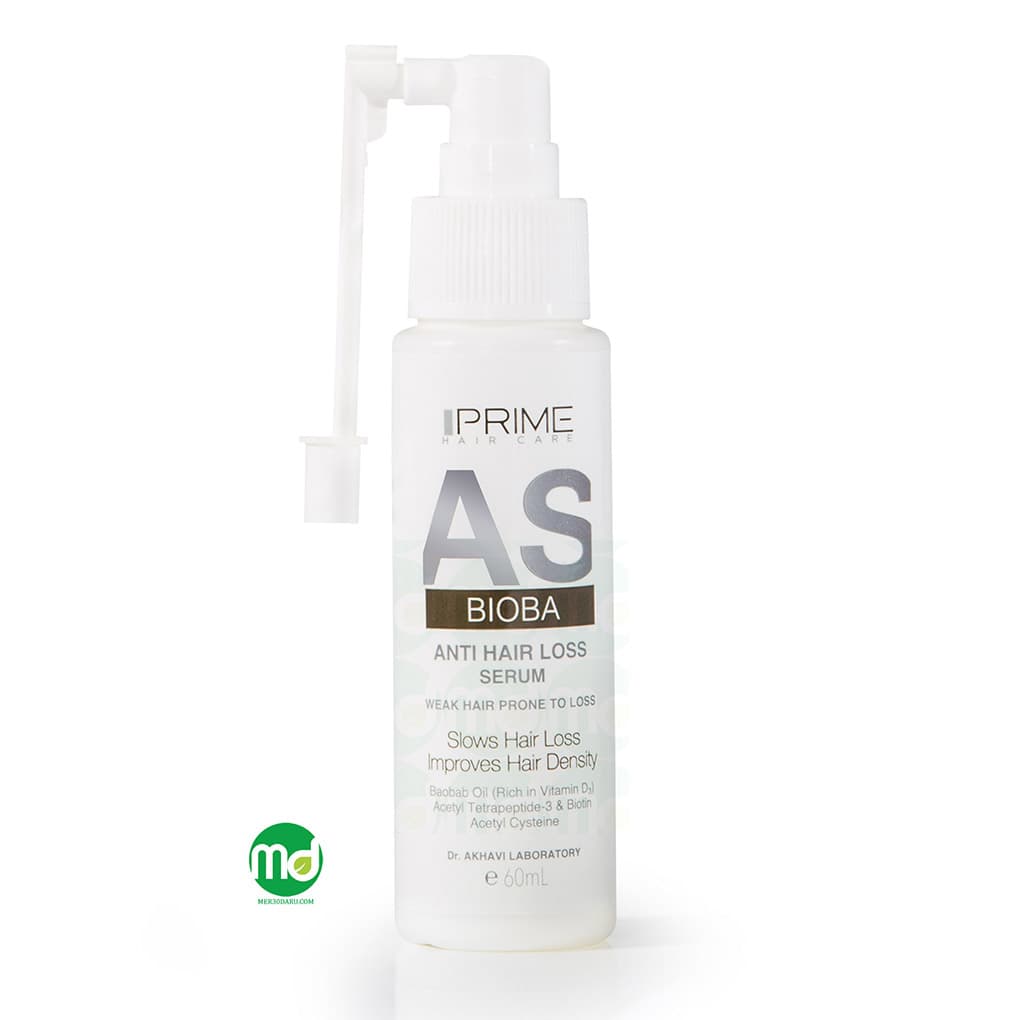 سرم تقویت کننده و ضد ریزش مو پریم مدل As حجم 60 میلی لیتر