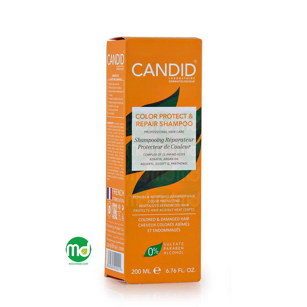 شامپو تثبیت کننده رنگ مو کاندید برای موهای رنگ شده و آسیب دیده