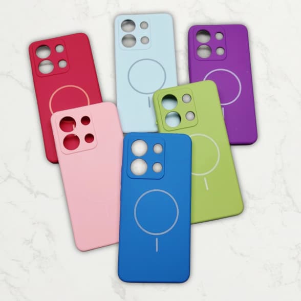 قاب سیلیکونی اورجینال طرح مگ سیف Xiaomi Redmi Note 13 4G