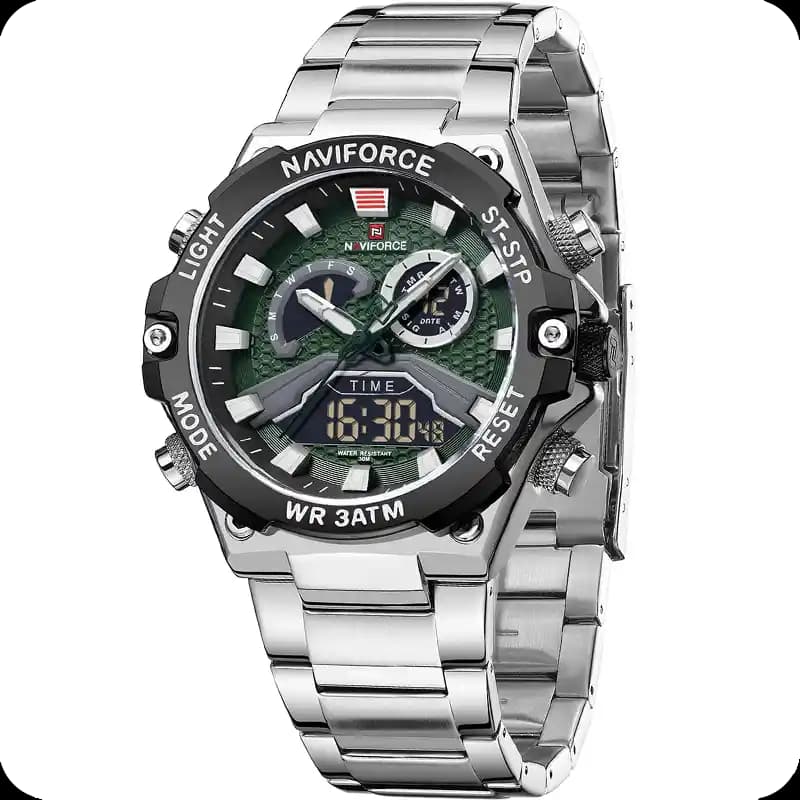 ساعت مچی عقربهای مردانه نیوی فورس مدل Naviforce NF9207SBGN