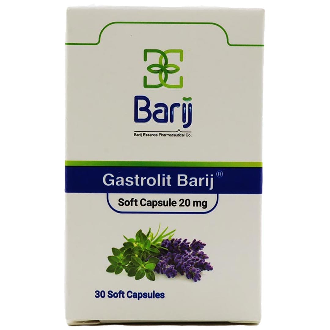 گاسترولیت سافت ژل 30 عددی باریج اسانس
