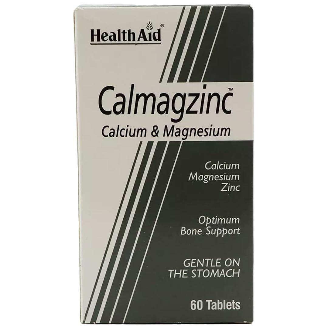 قرص کلمگزینک هلث اید حاوی کلسیم، منیزیم و زینک 60 عدد