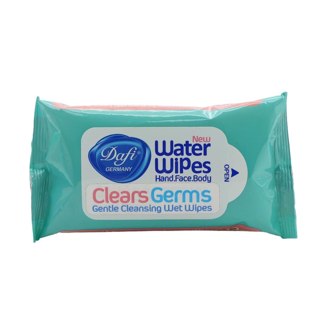 دستمال مرطوب پاک کننده دست و صورت 12 عددی دافی
