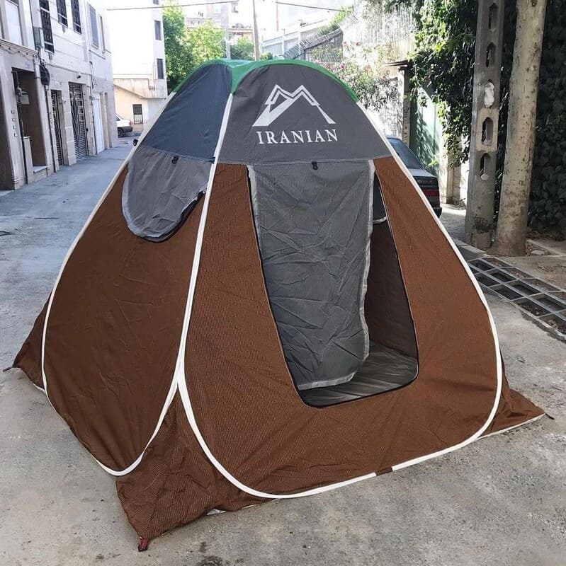 چادر مسافرتی 8 نفره فنری ایرانیان جنس برنو درجه 1