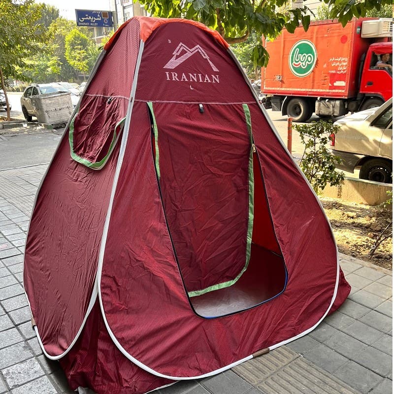 چادرمسافرتی 8 نفره فنری ایرانی جنس آکسفورد برنو با نوار ابریشمی پارس پژو