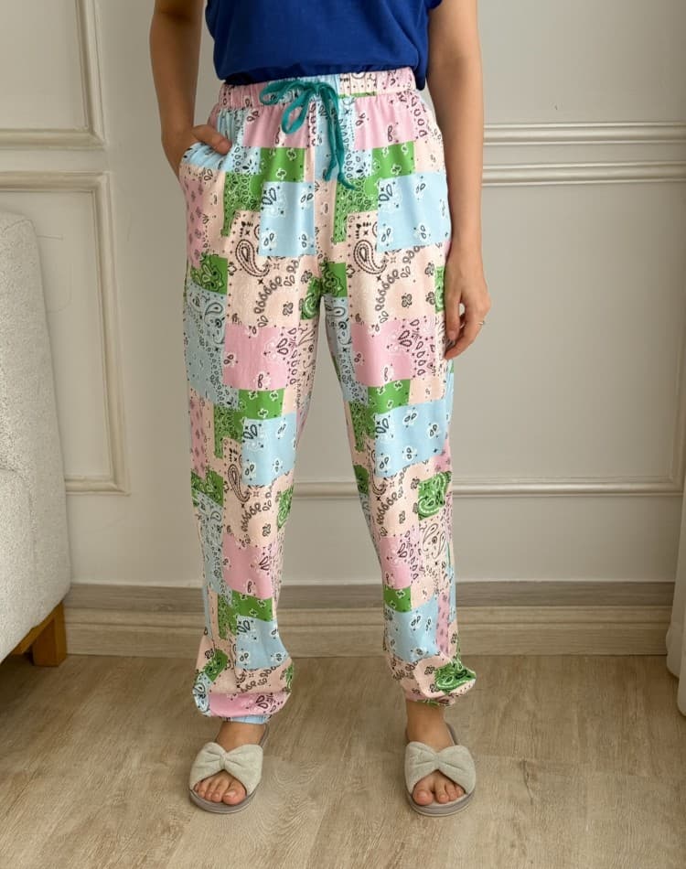 شلوار سوپر نخی طرحدار tezenis