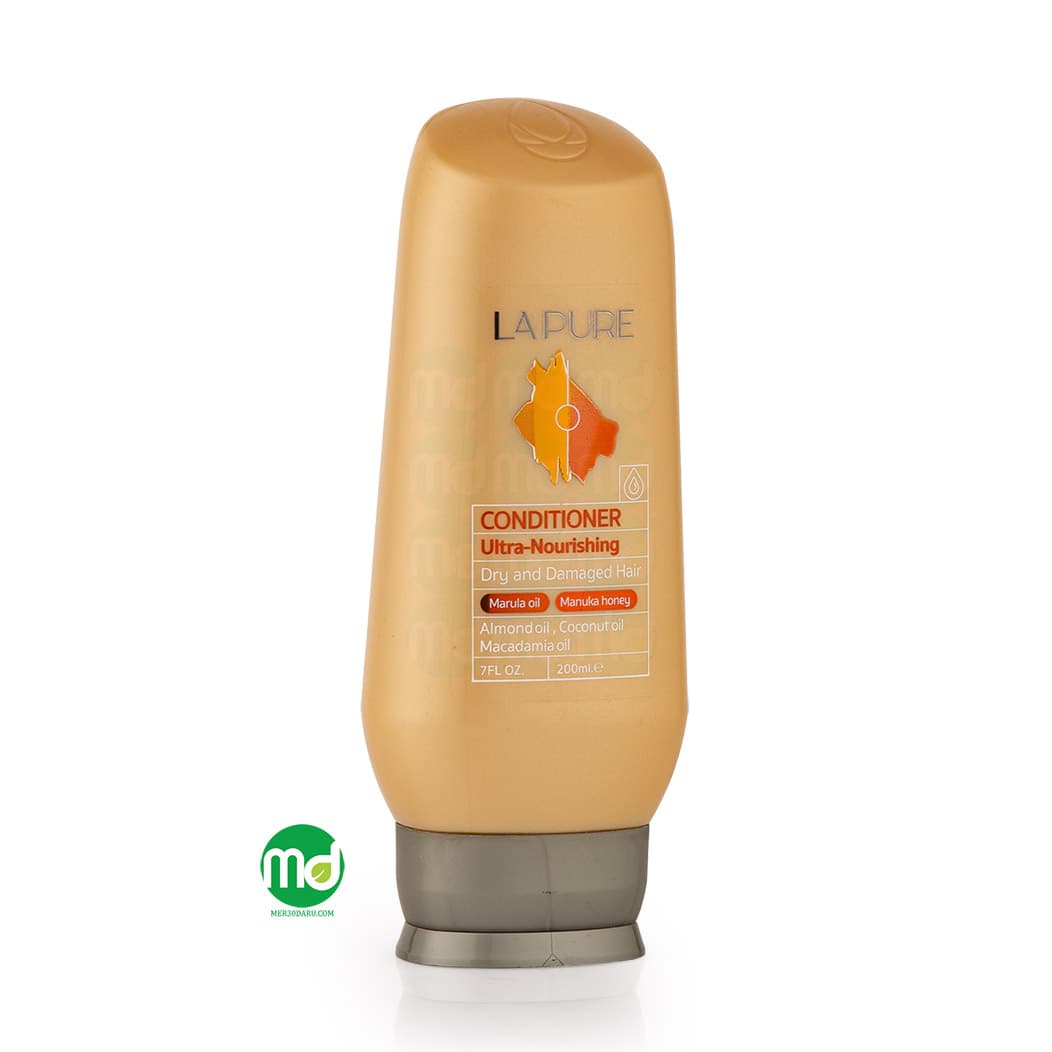 نرم کننده مغذی و آبرسان لپیور مخصوص موهای آسیب دیده 200ml