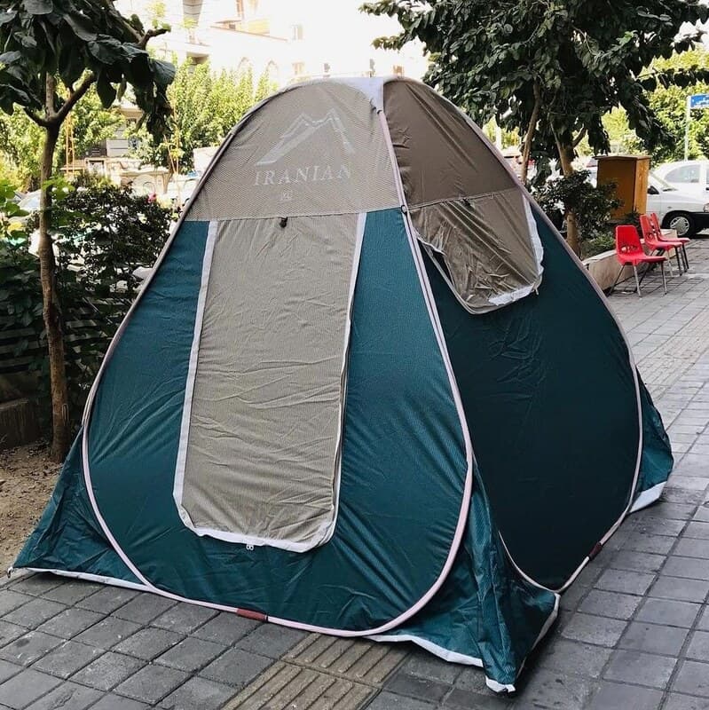 چادر مسافرتی8نفره فنری مدل برنو سفارشی کیفیت بالا دوخت زیبا و رنگبندی کد 85