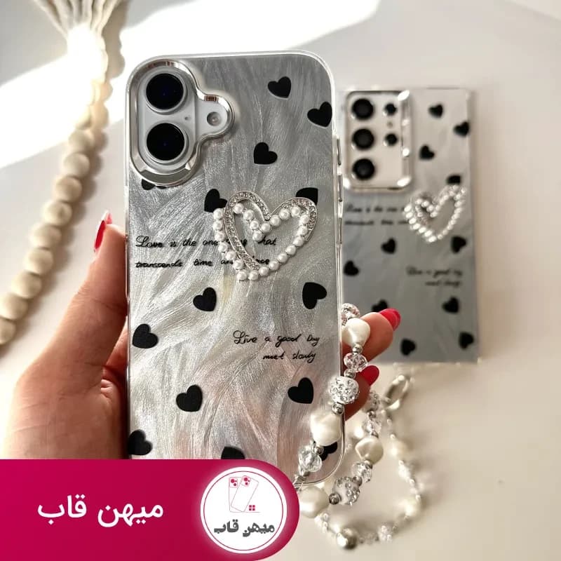 قاب گوشی Black Hearts - کد (۱۰۷۴۲۵)