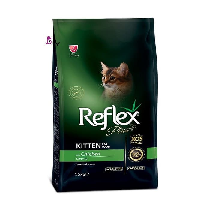 غذای خشک بچه گربه با طعم مرغ رفلکس پلاس Reflex Plus Kitten With Chicken وزن 15 کیلوگرم