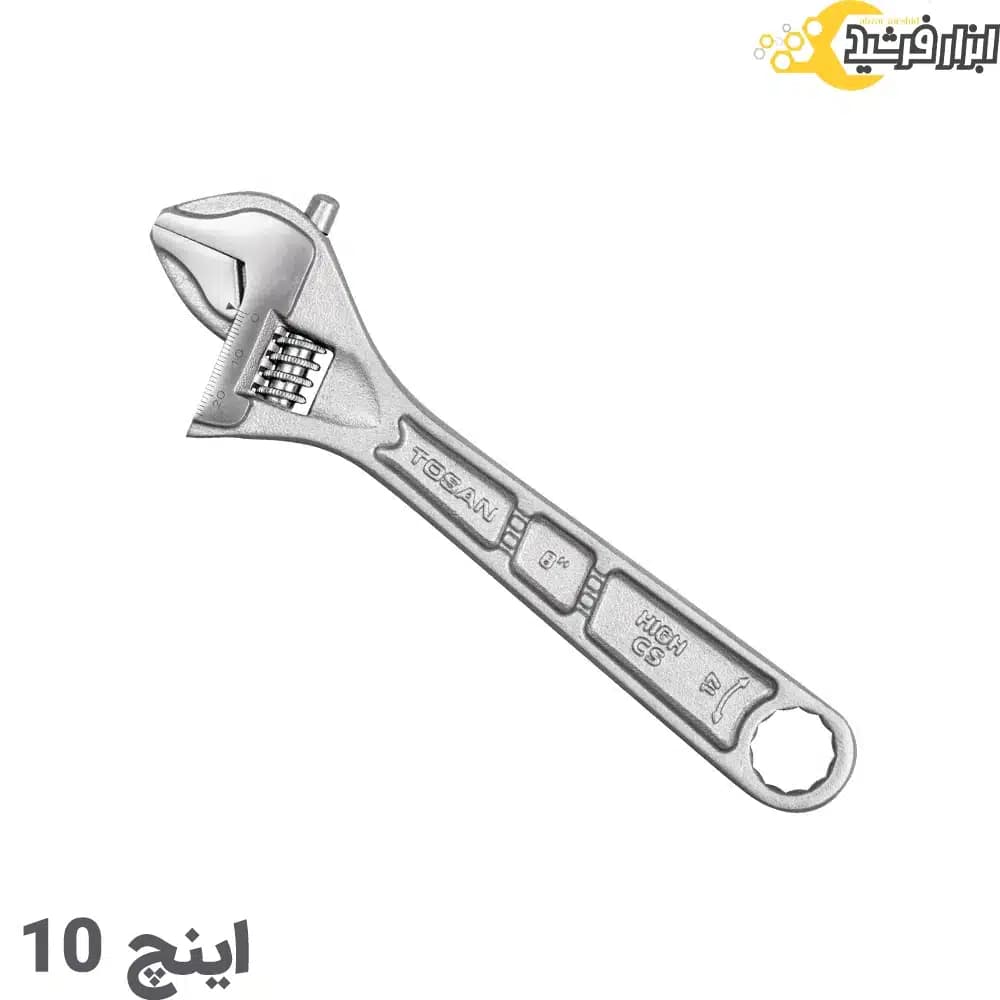 آچار فرانسه توسن 10 اینچ مدل T25-10AW-SA