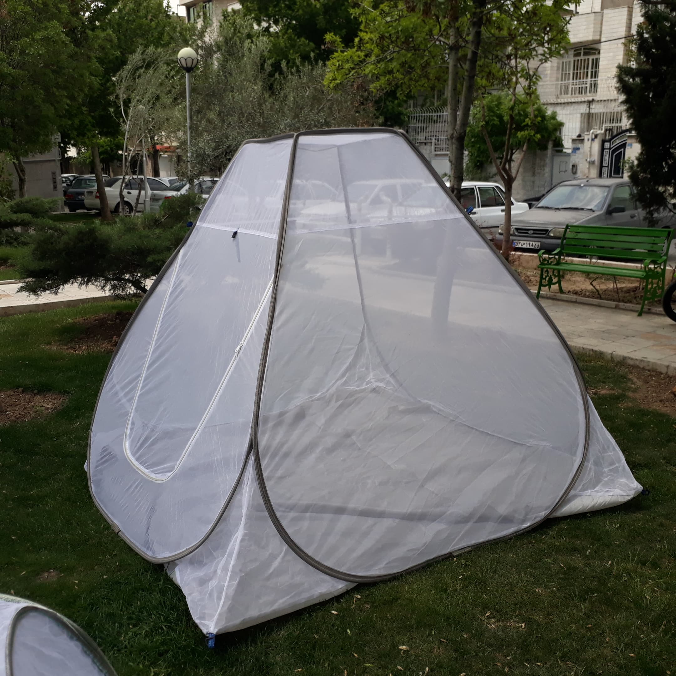 پشه بند 8 نفره فنری مدل ریپس کله صاف کف ضخیم برزنت ضد آب پشه بند چادری