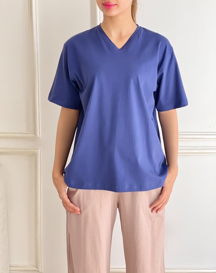 تیشرت یکرو پنبه بهو کد 702449