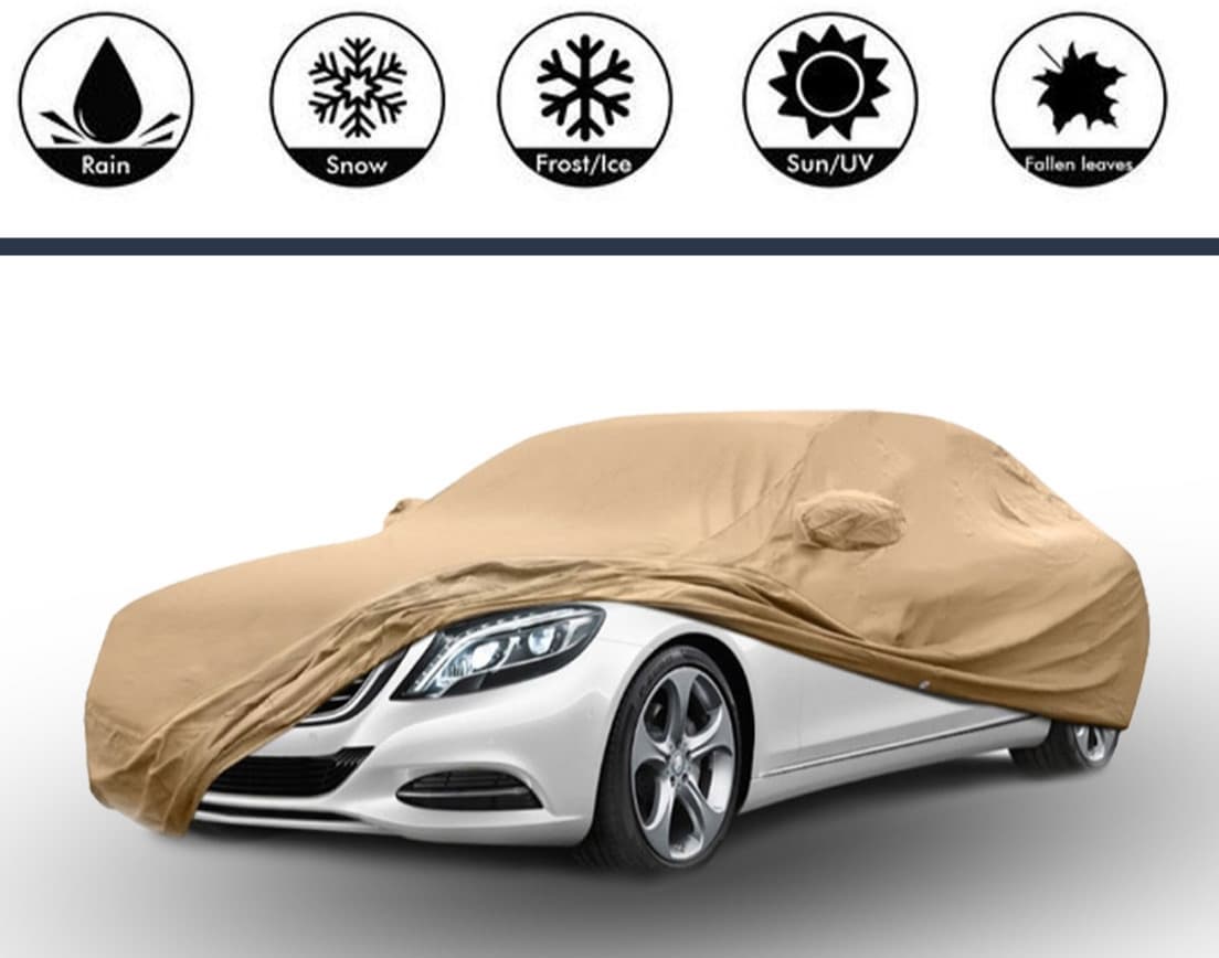 چادر ماشین پشت پنبه ضد آب چهار فصل سایزXL چادر خودرو پشت کرک شاهین دنا تارا کمری سمند سورن
