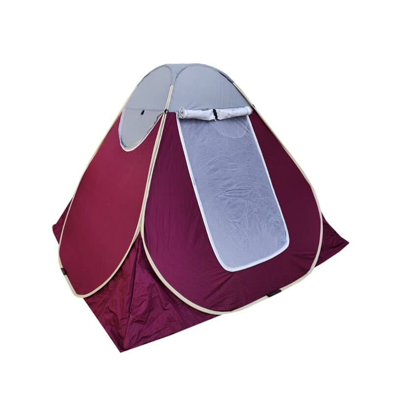 چادر مسافرتی 4 نفره فنری برزنتی پشت پلاستیک