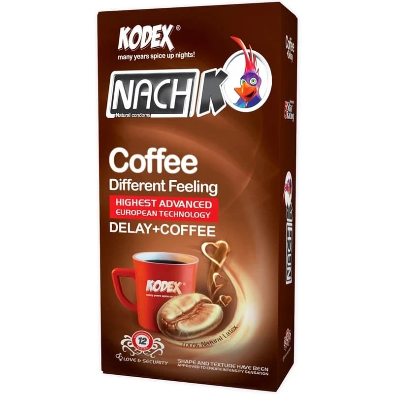 کاندوم تاخیری قهوه کدکس Kodex مدل Coffee Delay