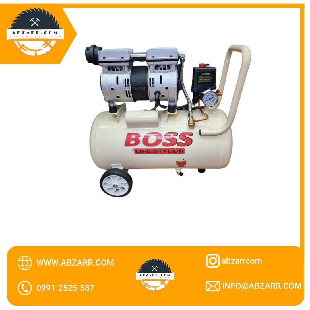 کمپرسور باد باس مدل BS-AC30 ظرفیت ۳۰ لیتر بی صدا (( اقساط یک ساله ))