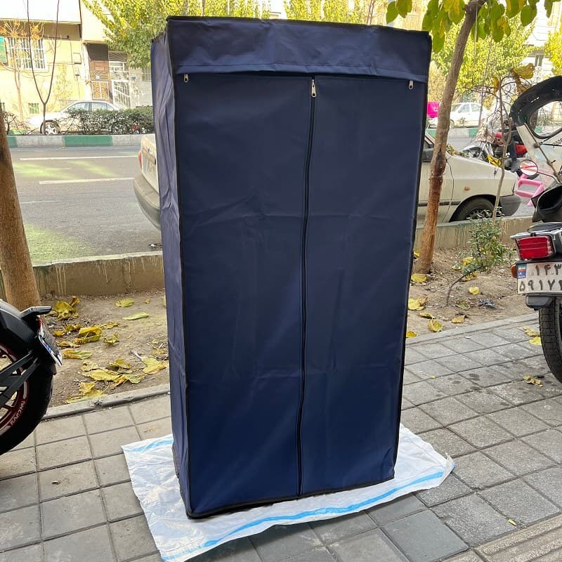 کمد لباس مدل جالباسی ( کمد برزنتی) تمام فلزی مناسب تیشرت شلوار بلوز دامن رگال کد2