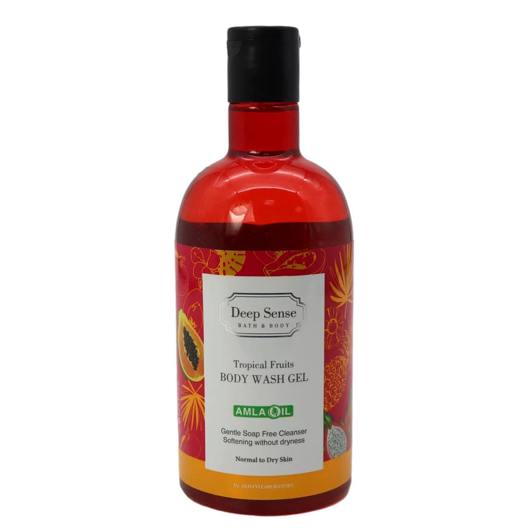 شامپو بدن دیپ سنس مدل تروپیکال حجم 400 میلی لیتر