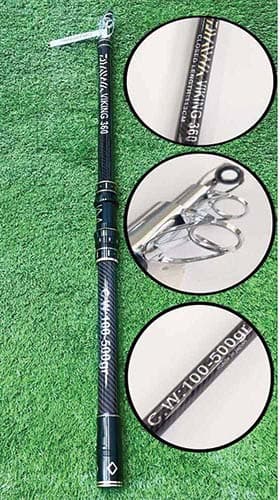 چوب تلسکوپی دایوا وایکینگ 300|360|390|420|450 VIKING