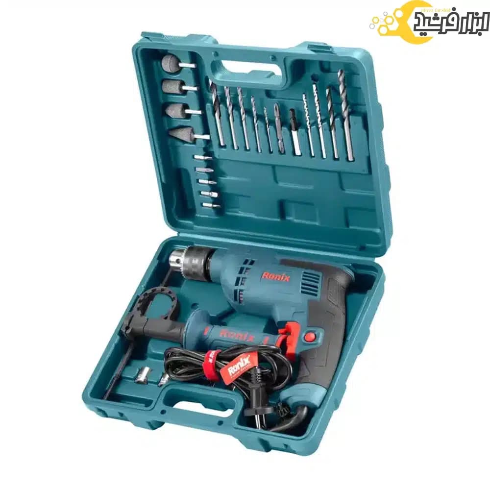 کیت دریل 13 رونیکس مدل RS-0007 با متعلقات