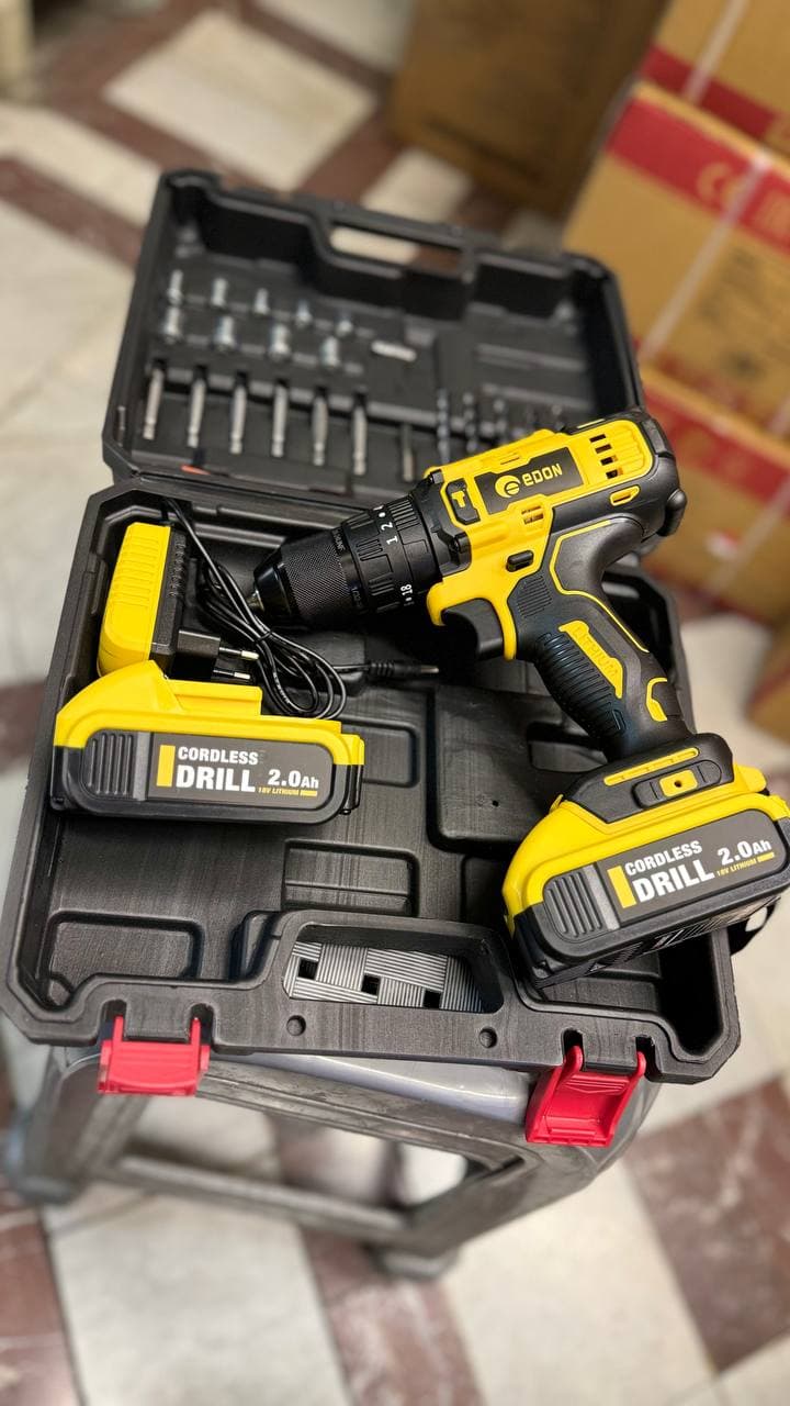 دریل شارژی 18 ولت چکشی دار ادون مدل 18V