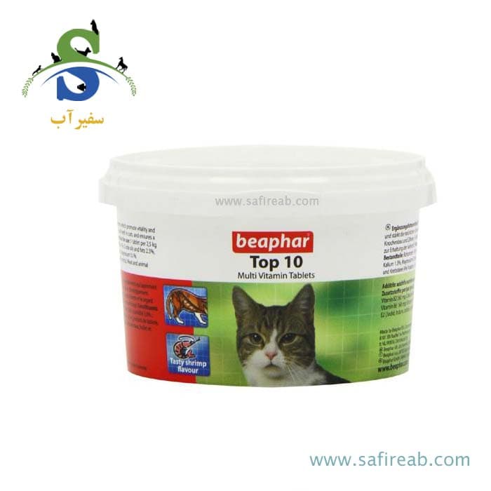 قرص مولتی ویتامین گربه تاپ تن (۱ ، ۵ و ۱۰ عددی) بیفار