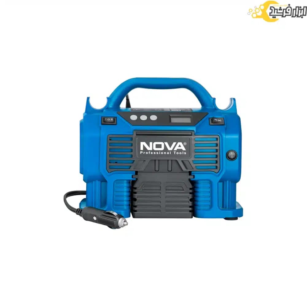 کمپرسور سه کاره فندکی و برق شهری نووا مدل 9161
