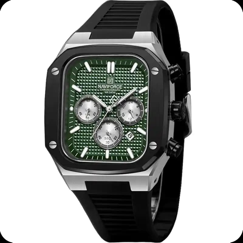 ساعت مردانه نیوی فورس مدل Naviforce NF8037 مشکی - یشمی