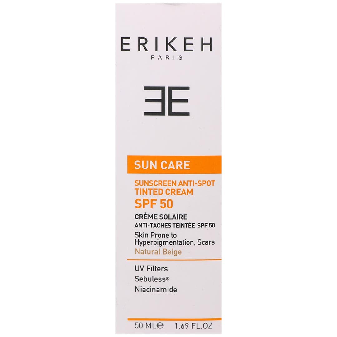 کرم ضد آفتاب و ضد لک بژ طبیعی SPF 50 اریکه