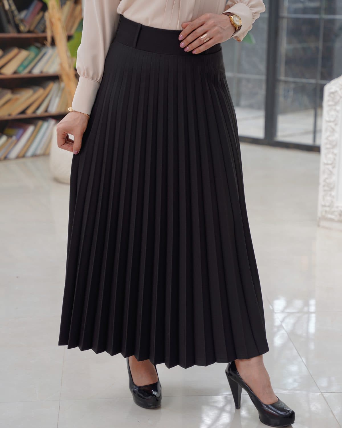 دامن پلیسه بلند کد80050