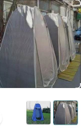 چادر توالت صحرایی فنری تاشو