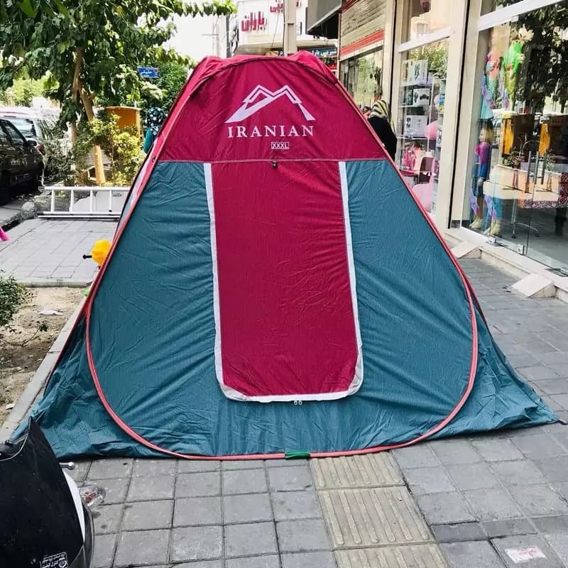 چادر مسافرتی 12 نفره مدل برنو کف ضخیم ارتفاع افرود کمپ جنگل سفر کوه کد 73