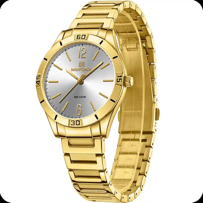 ساعت مچی عقربه ای زنانه نیوی فورس مدل NF5029GW